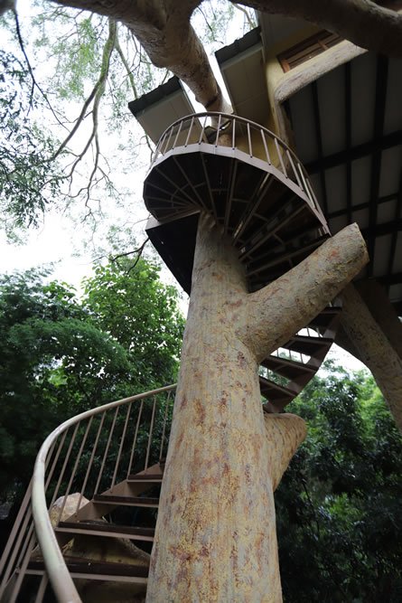 The spiral staircase